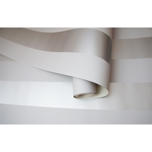 Holden Decor Dillan Stripe Grey Silver Wallpaper 12760 1