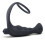 Black Silicone Anal Plug Vibrator with Cock Ring 1