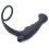 Black Silicone Anal Plug Vibrator with Cock Ring 2