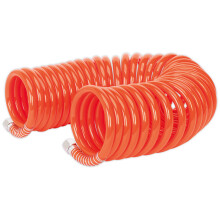 Sealey AH10C/8 Coiled Air Hose 10mtr x Ø8mm 1/4"BSP Unions