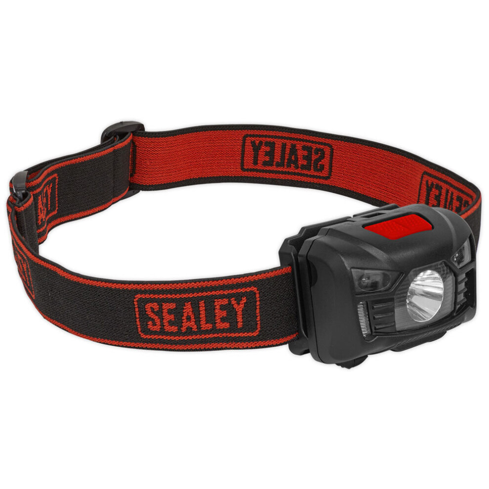 Sealey Ht102r Rechargeable Head Torch 3W Cree Xpe Led Auto Sensor Light