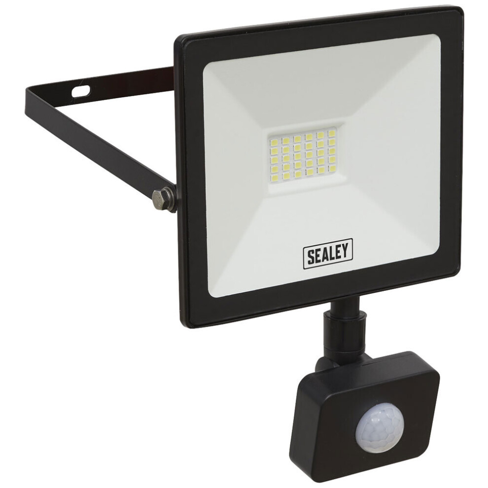 Sealey LED112PIR Extra Slim Floodlight with PIR Sensor 20W SMD LED
