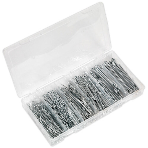 Sealey Sealey AB001SP Split Pin Assortment 555pc Small Sizes Imperial & Metric