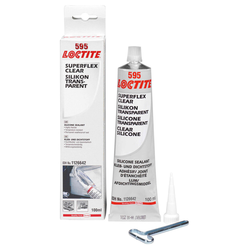 Loctite 2061823 SI 595 Silicone Clear Tube 100ml