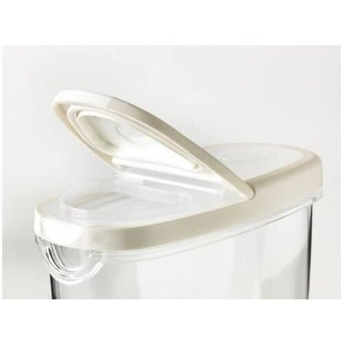 IKEA IKEA 365+ - Jar with lid, transparent, white - 1.3 l 1