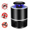 (Black) USB Mosquito Fly Insect Bug Killer Electric Lamp Zapper Trap Killer LED Mute 1