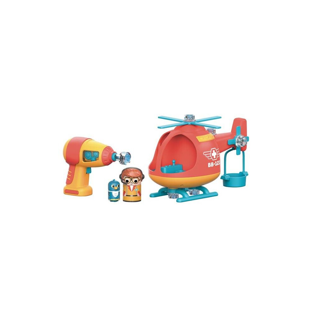 Learning Resources EI-4188 Design & Drill Buddies Rescue Helicopter, Assorted Color - 11 Count