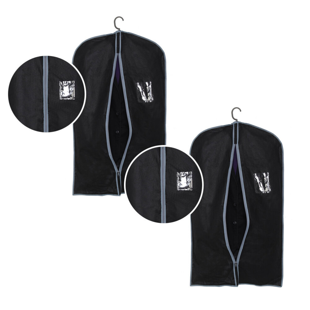 10x Breathable Garment Suit Covers Clothes Dress Carrier Bag Zipper