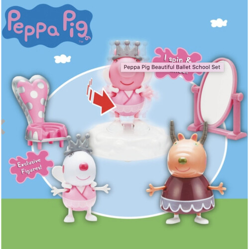Peppa Pig Peppa Pig Peppa's Beautiful Ballet School Playset 2