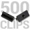 500 Composite Decking Clips Fixings T-clips Plastic Fasteners 1