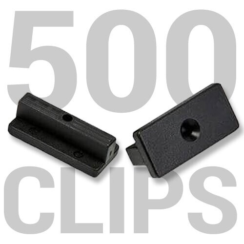 500 Composite Decking Clips Fixings T-clips Plastic Fasteners