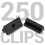 250 Composite Decking Clips Fixings T-clips Plastic Fasteners 1
