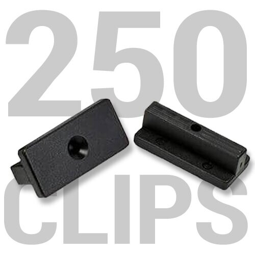 250 Composite Decking Clips Fixings T-clips Plastic Fasteners