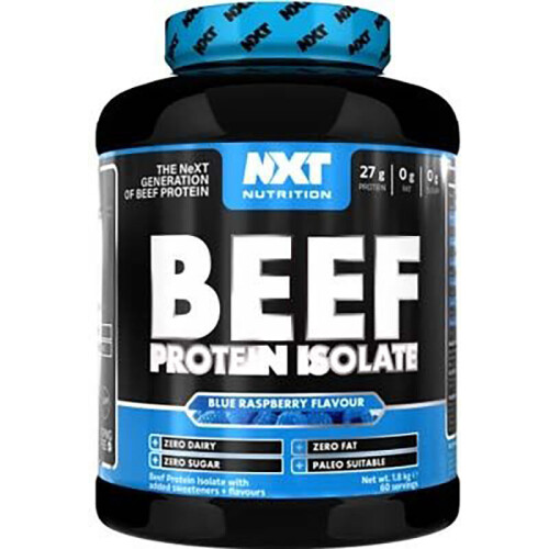 (Pineapple) NXT Nutrition Beef Protein Iso 1.8kg + free shaker