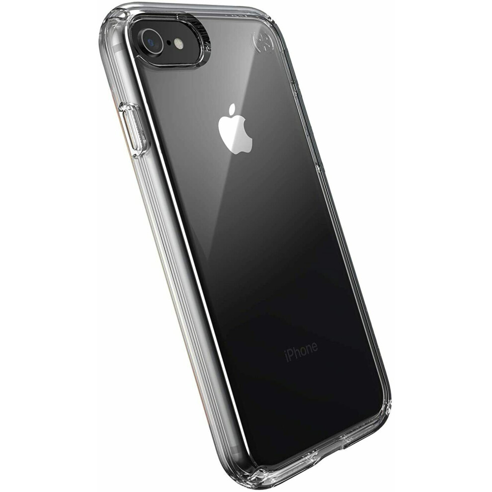 Speck® Presidio Clear Antimicrobial Protection Case Cover For iPhone SE(2020/ iPhone 7/ iPhone 8