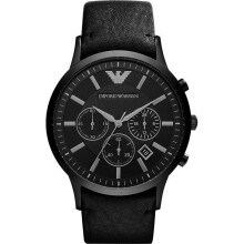 Emporio Armani AR2461 Men's Watch Leather Strap,New with Tags