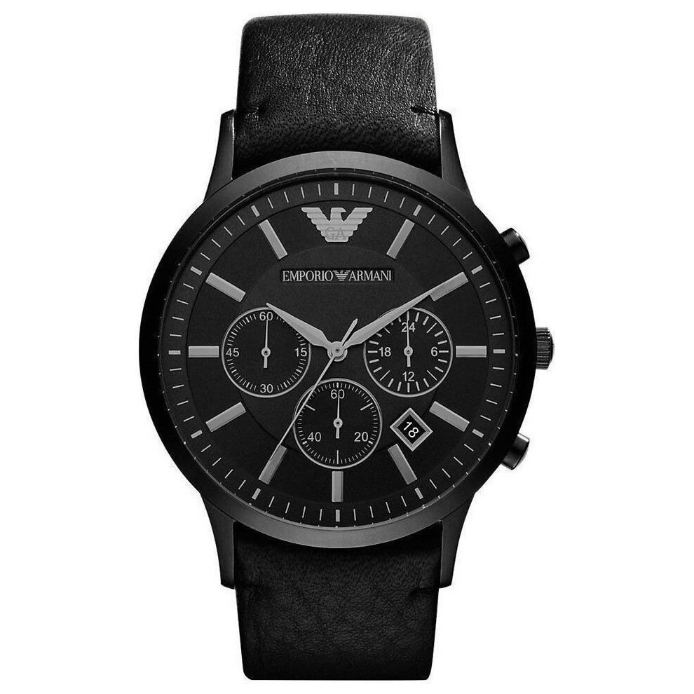 Emporio Armani AR2461 Men's Watch Leather Strap,New with Tags