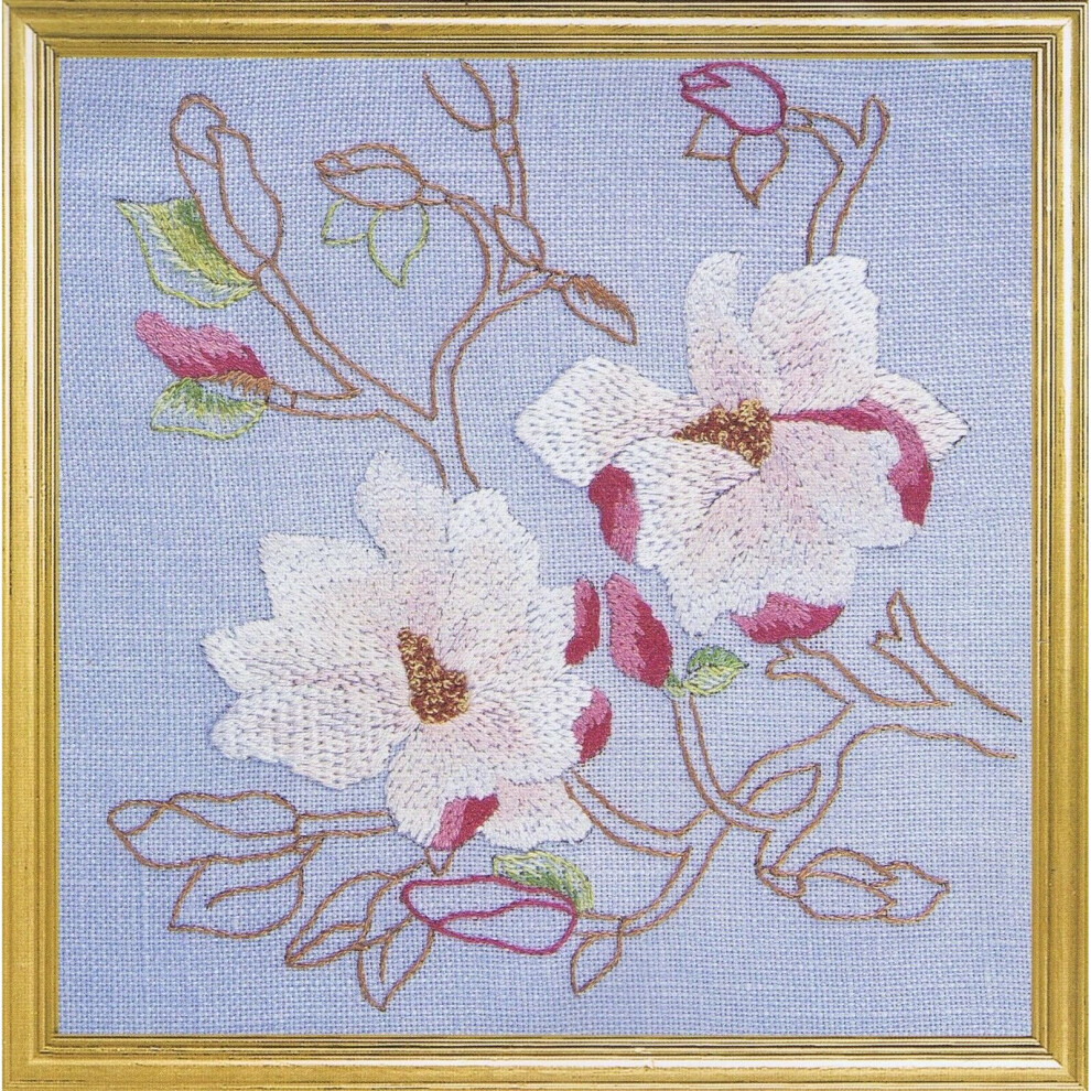 Magnolias Embroidery Kit By DMC K4652