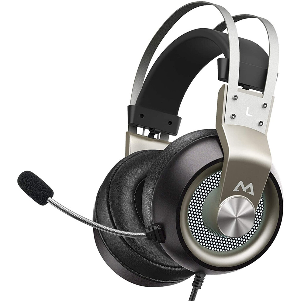 Mpow EG3 Pro PS4/Xbox One Gaming Headset - Stereo Surround Sound, Noise-Cancel Mic, In-Line Controls, Ultra-Comfort Over-Ear-image-OPC-P6WQHBP-NEW