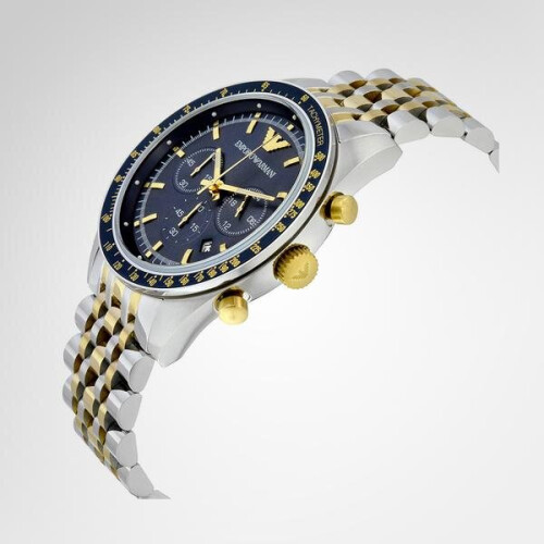 Armani tazio chronograph watch sale