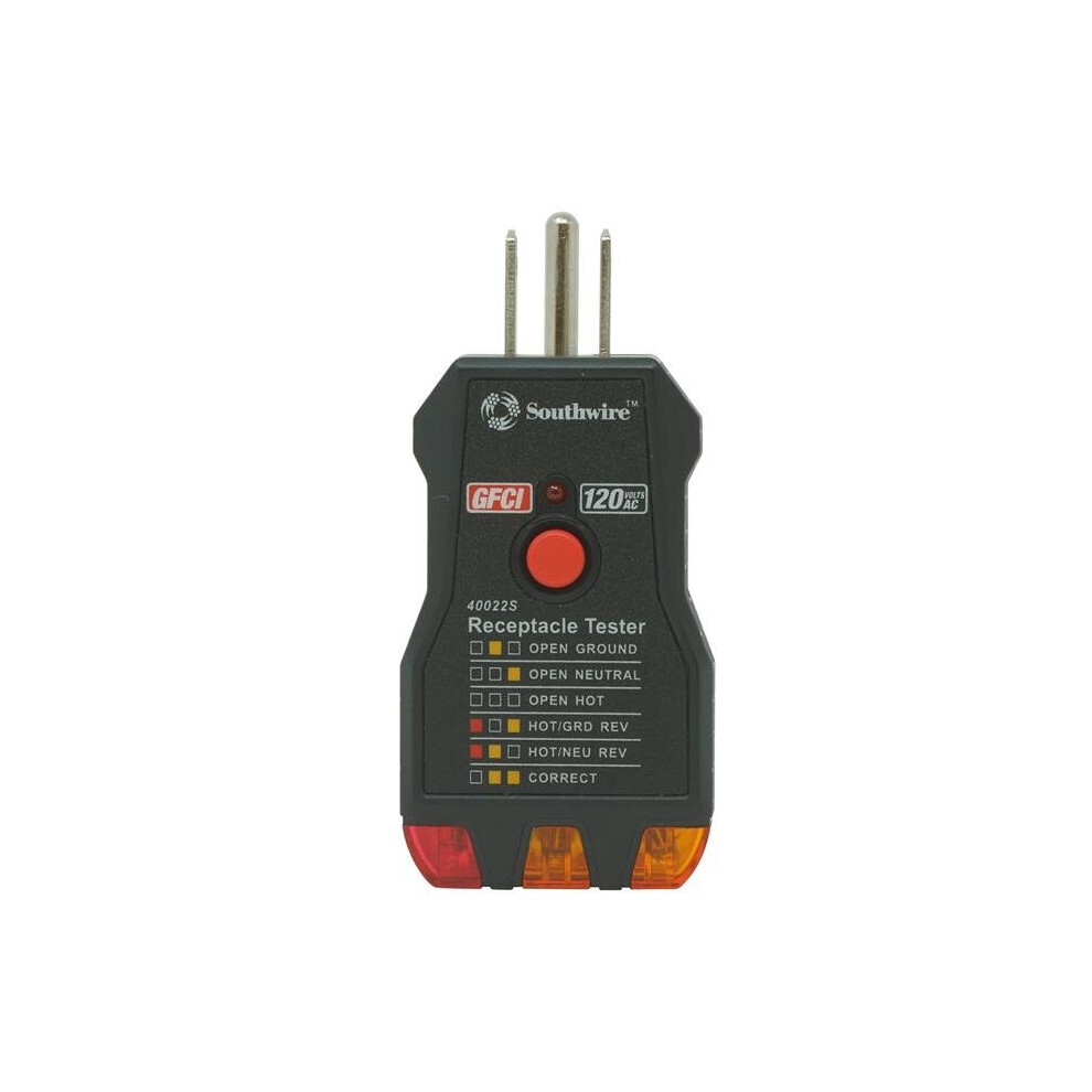 Southwire T6d-40022S Outlet Gfci Receptacle Tester 032886699849
