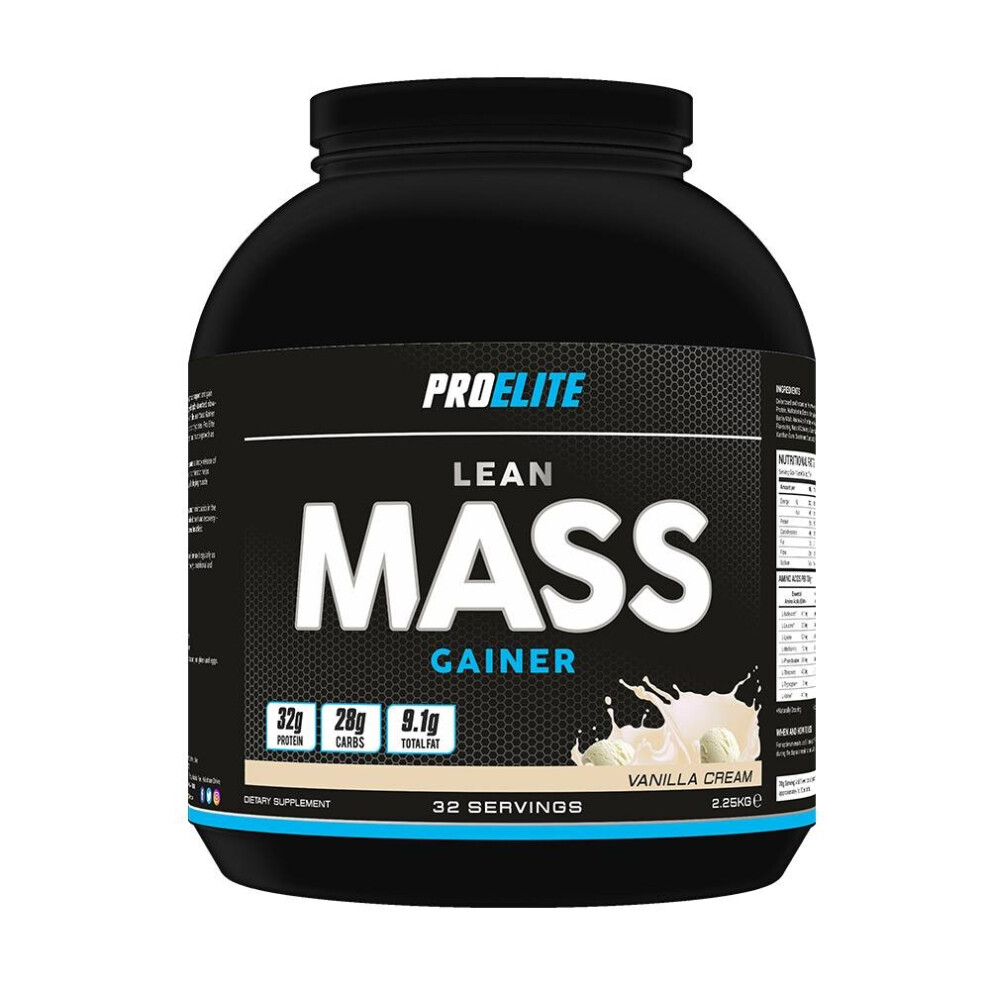 Pro Elite (Vanilla, 2.25Kg) Lean Mass Gainer 2.25Kg
