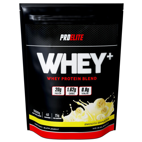 (BANANA) Pro Elite Whey Plus 1kg (40 Servings)