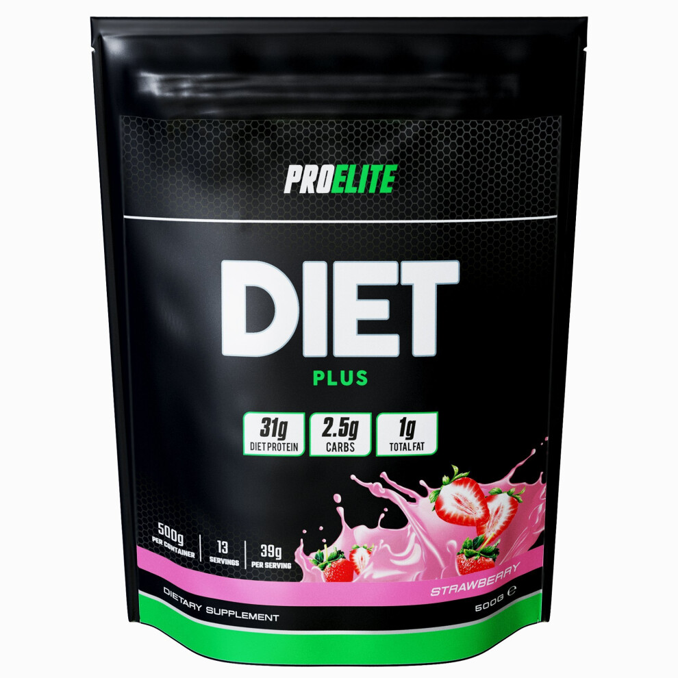 Pro Elite (Strawberry, 500G) Diet Plus 500G