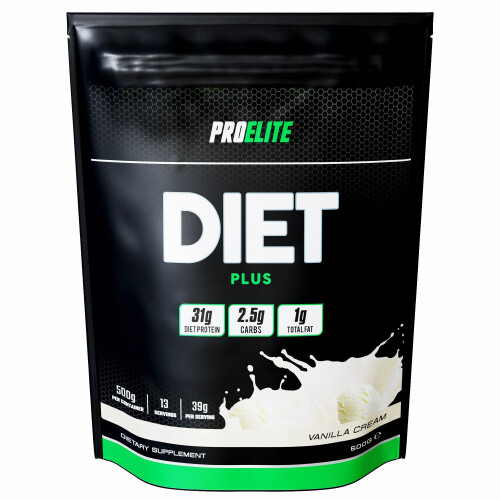 (Vanilla Cream, 500g) Pro Elite Diet Plus 500g