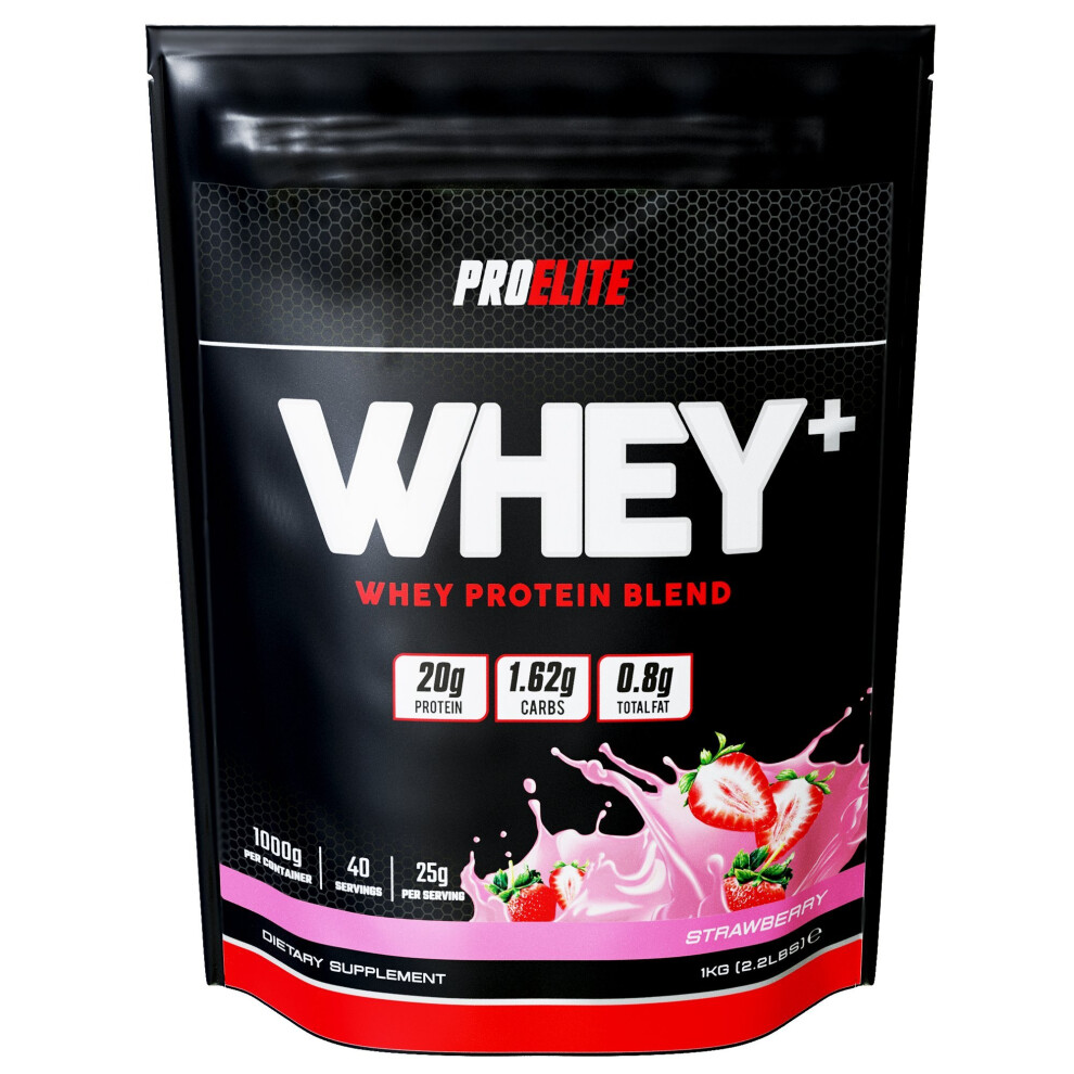 Pro Elite (Strawberry) Whey Plus 1Kg (40 Servings)