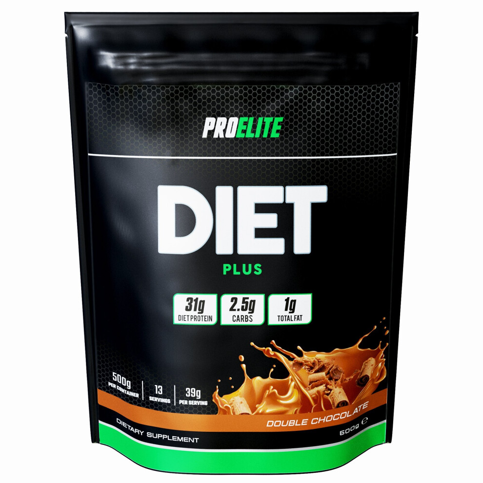 Pro Elite (Double Chocolate, 500G) Diet Plus 500G