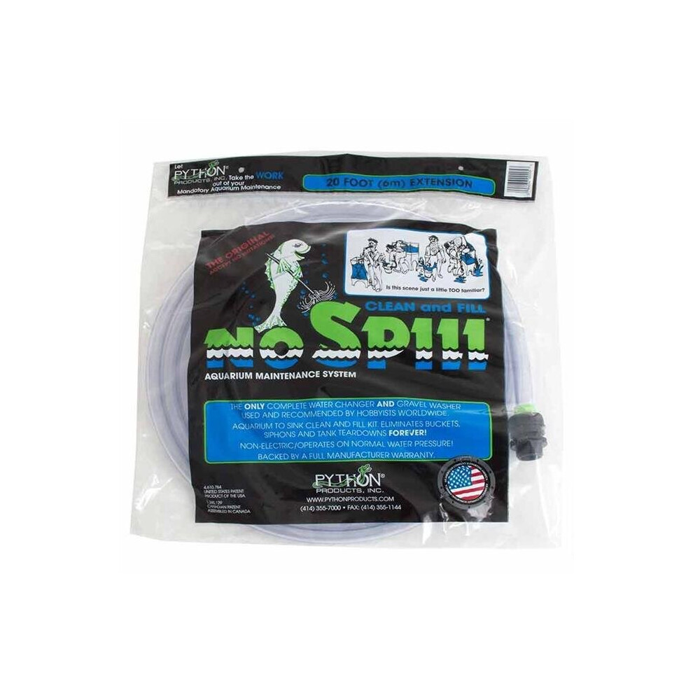 Python Products PT00205 20 ft. No Spill Clean & Fill Extension Tube