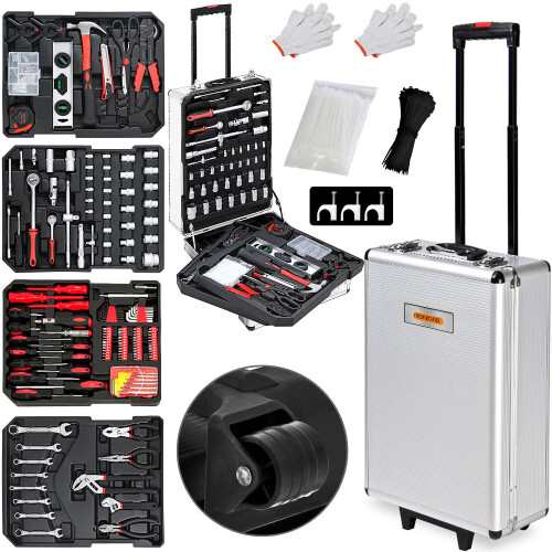 899 Pcs Tool Box Trolley with Tools Trend 1