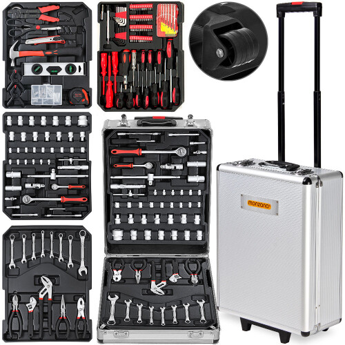 899 Pcs Tool Box Trolley with Tools Trend 2