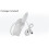 USB Rechargeable 14 LED Light Adjustable Clip-On Reading Book Lamp 3