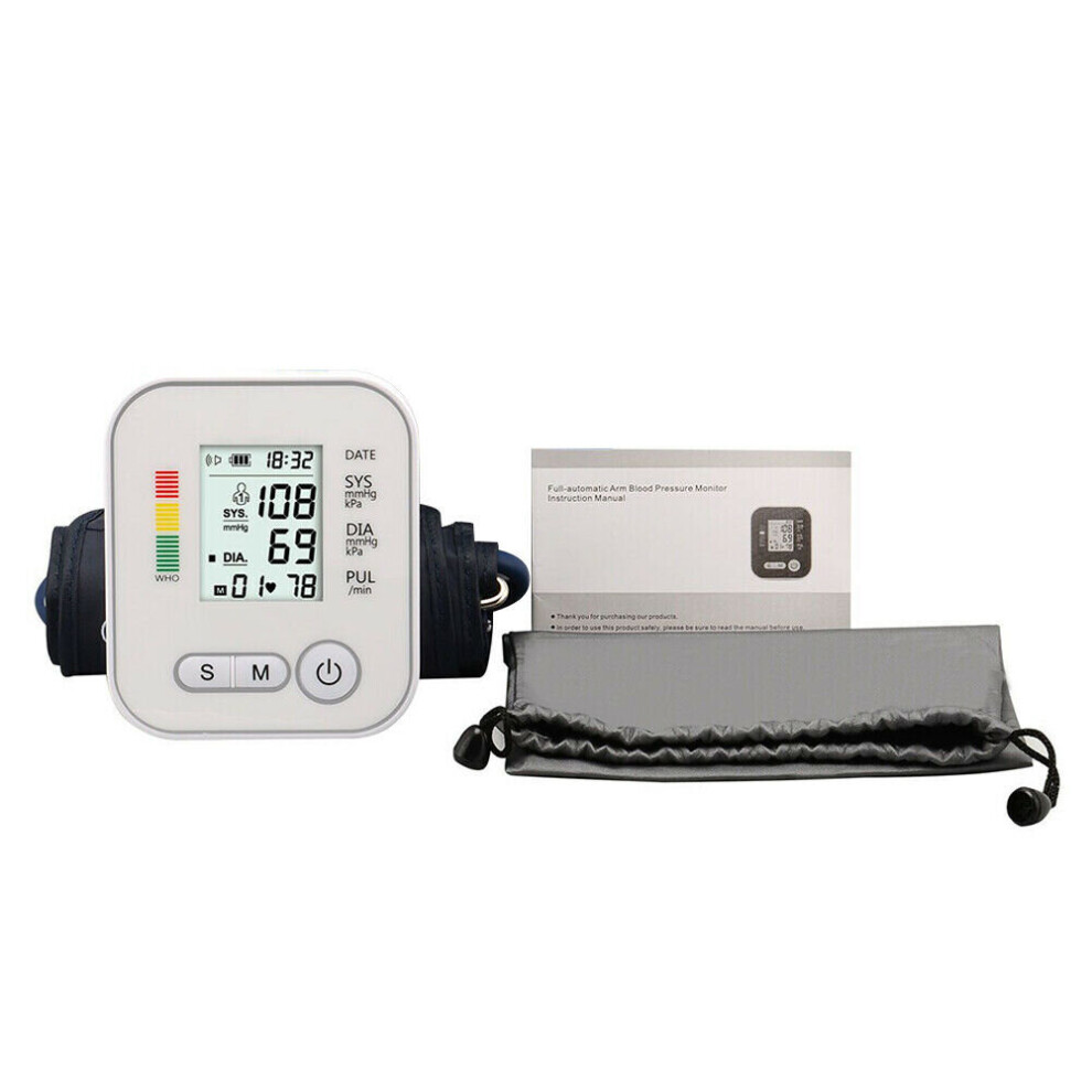 Alzsell White (White) Automatic Digital Arm Blood Pressure Monitor