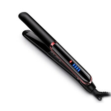 (Black) Professional Ceramic Hair Straightener Curler