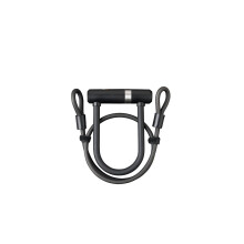 Antivol Fiets U Axa Newton Lock Pro Mini + Kabel 100cmx 10mm Nr - AXA - Unisex - Volwassen - Zwart