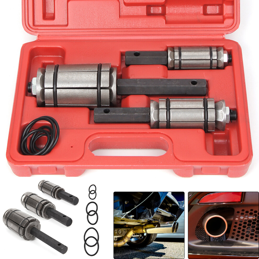 3PC Tail Pipe Expander Muffler Exhaust Tail pipeTube