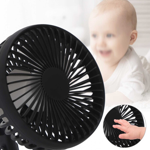 Portable USB Fan Suction Cup Variable Speed Cooling Air Cooler Car Home Office 2