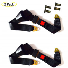 2packs Universal Lap 2 Point Adjustable Seat Belt Adjustable Safety
