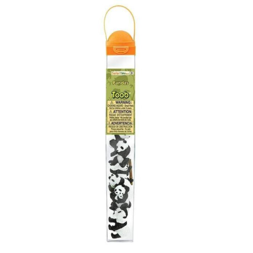 Safari Ltd. Panda TOOB - Σετ 9 Χειροποίητων Μινιατούρων - Εκπαιδευτικά Παιχνίδια για Παιδιά 3+ 2