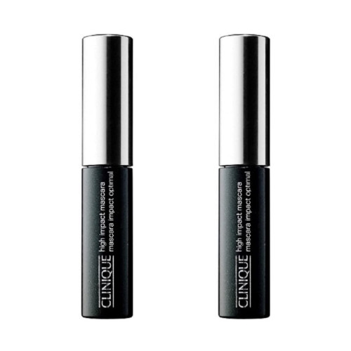 Clinique 2 x Clinique High Impact Mascara Black 3.5ml = 7ml New (Unboxed)