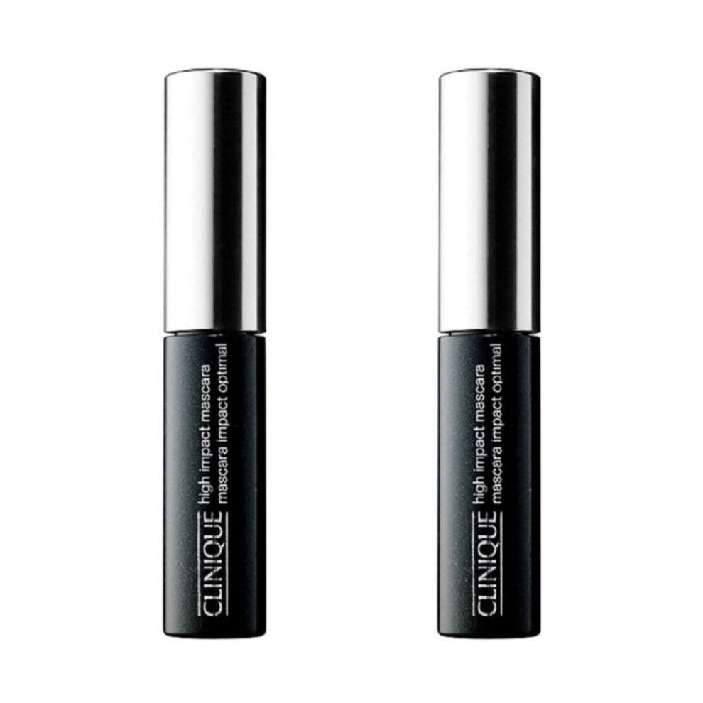 2 x Clinique High Impact Mascara Black 3.5ml = 7ml New (Unboxed)