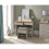Kendal Dressing Table With Stool in Grey 7