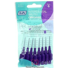 2 x TePe Interdental Brushes Original Purple 8 Brushes Dental Floss & Flossers