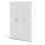 Wardrobe with 3 doors (175)
White White 3