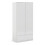 Naia Wardrobe with 2 doors + 1 drawer in White High Gloss 1