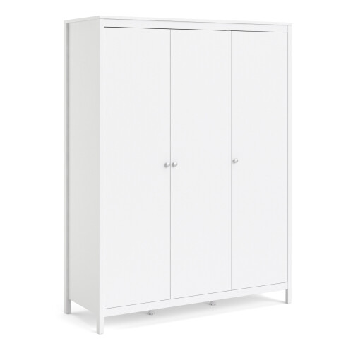 Bedside 2 Drawers in White