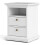 Bedside 2 Drawers in White 4